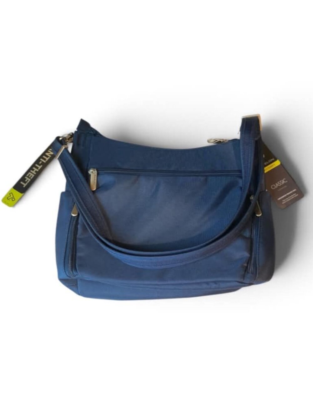 Travelon NWT Blue Anti Theft Crossbody Shoulder Travel Bag